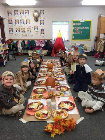 Kindergarten Thanksgiving Feast