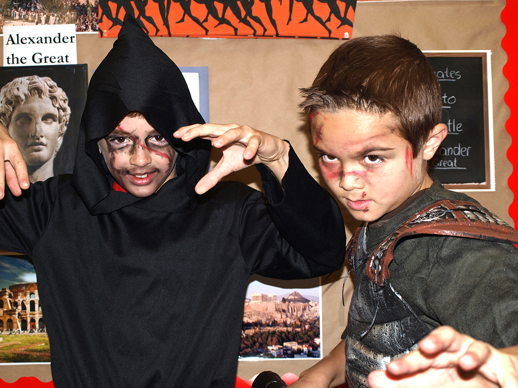 3rd Grade Greek Party