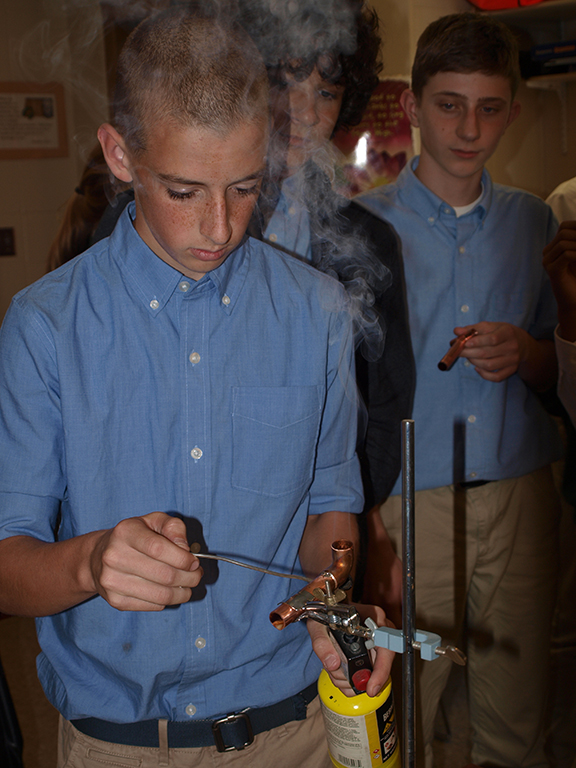 9th Grade Soldering Class