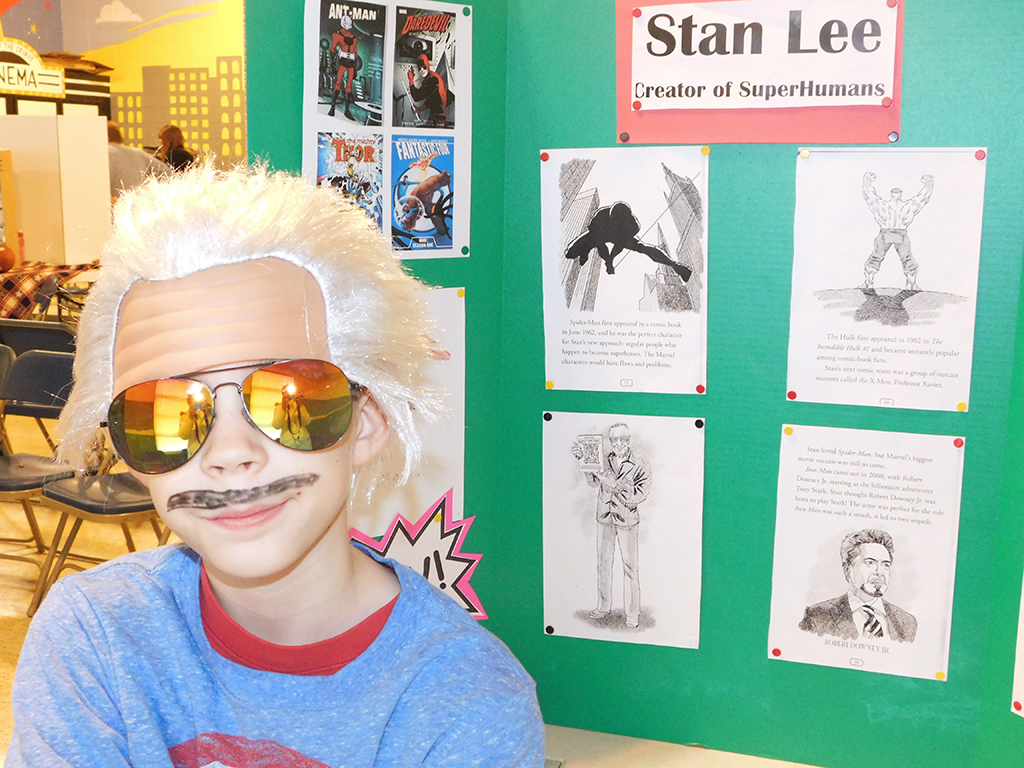 3rd Grade Wax Museum - Stan Lee