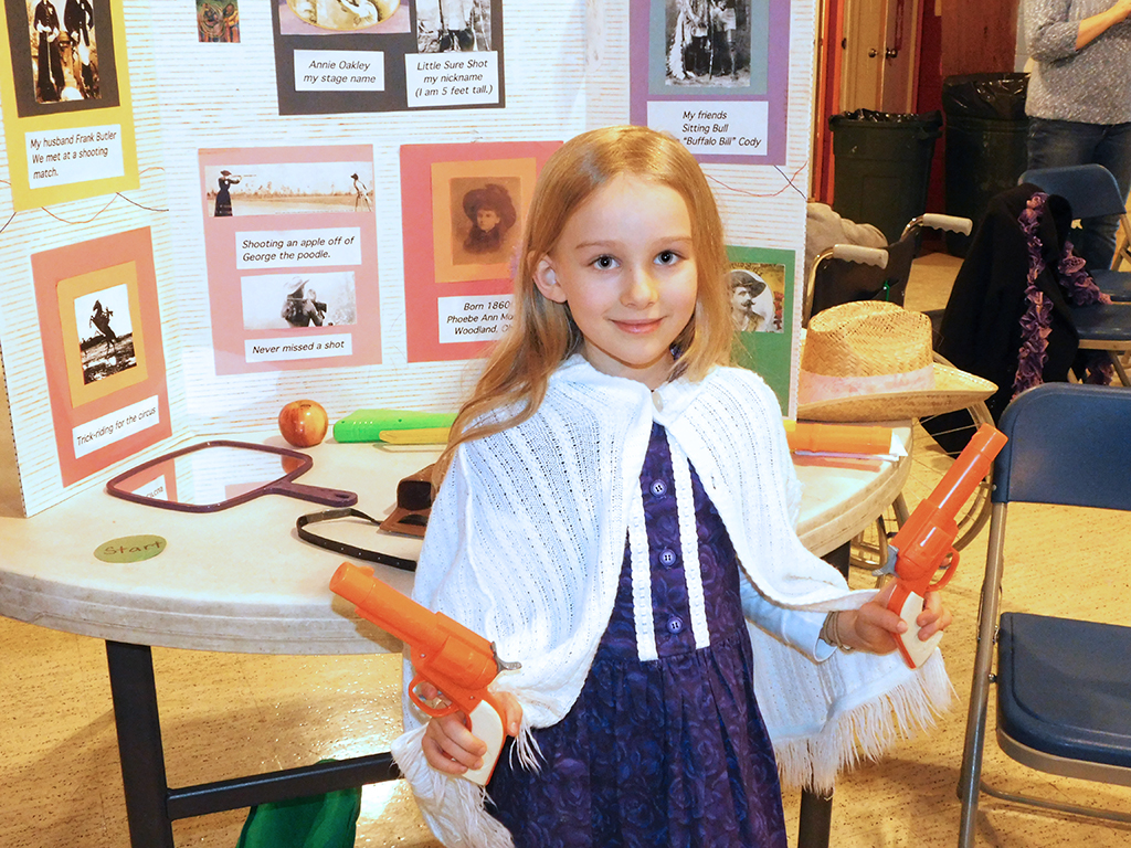 3rd Grade Wax Museum - Anne Oakley