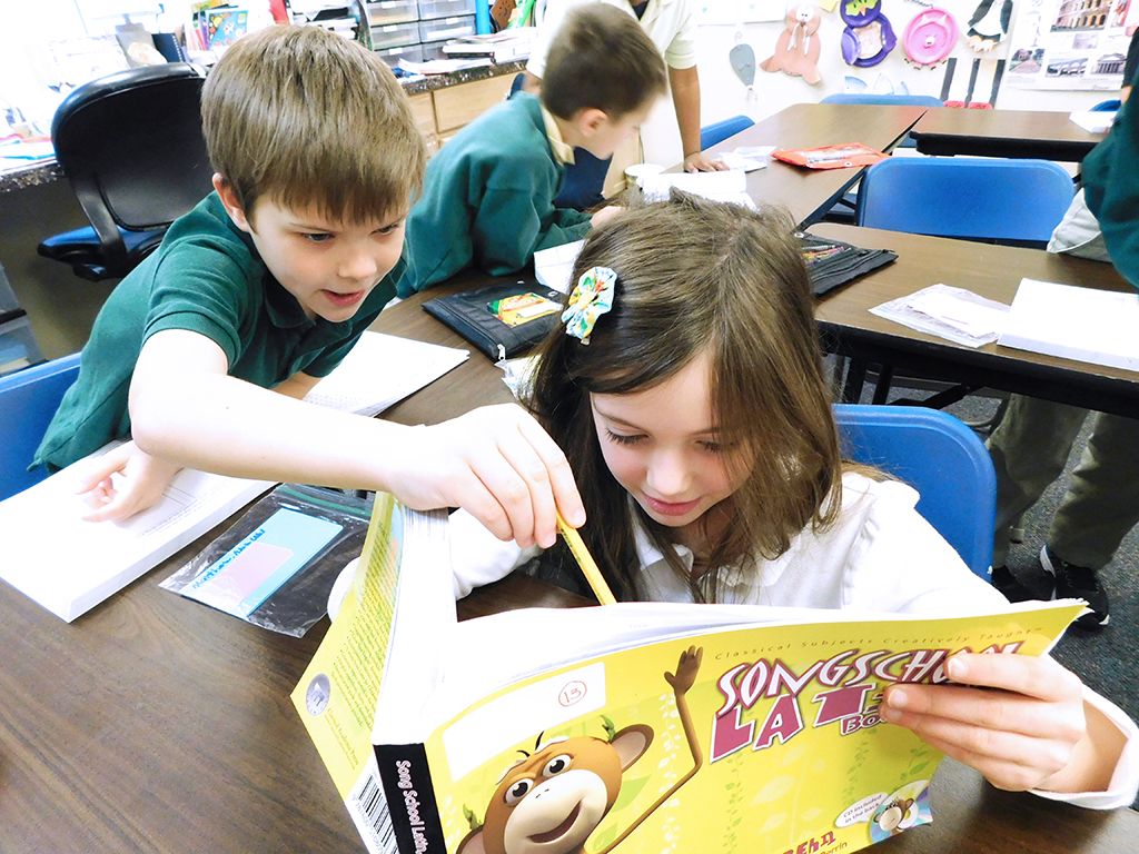 Second Grade Latin Class