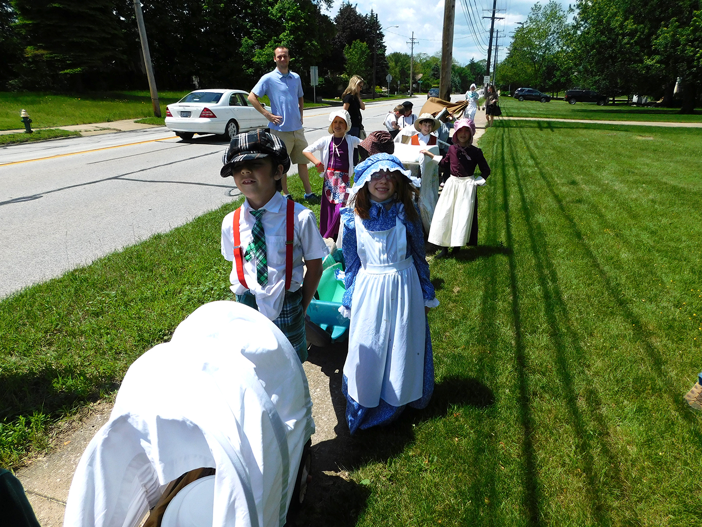 First Grade Pioneer Parade