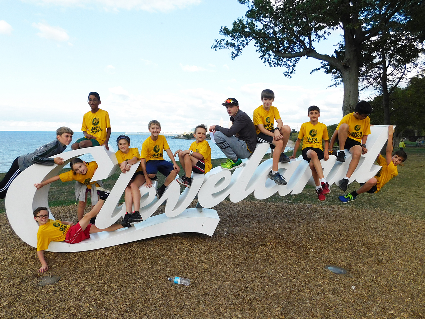 Cross Country Team at Edgewater Park