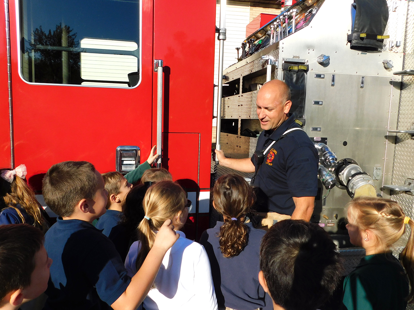 Fire Fighters Visit WCA