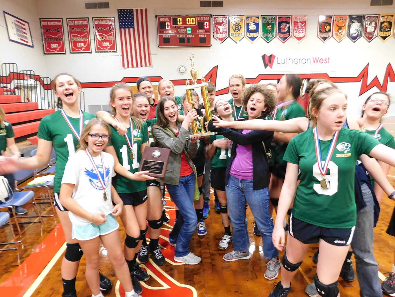 7th/8th Grade Volleyball League Victory
