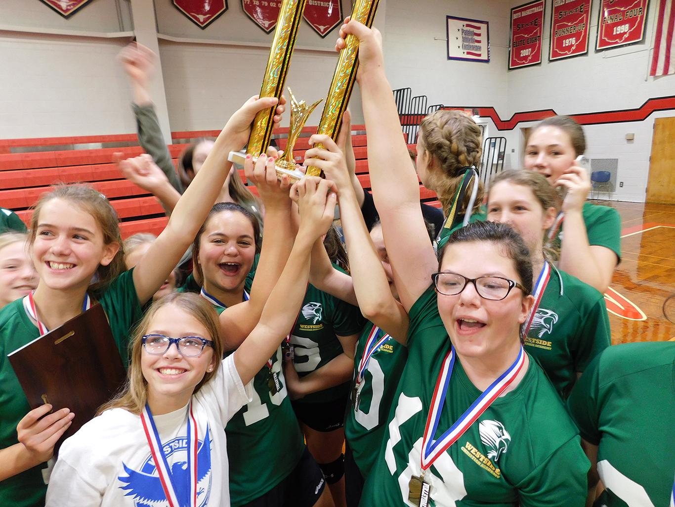 7th/8th Grade Volleyball League Victory