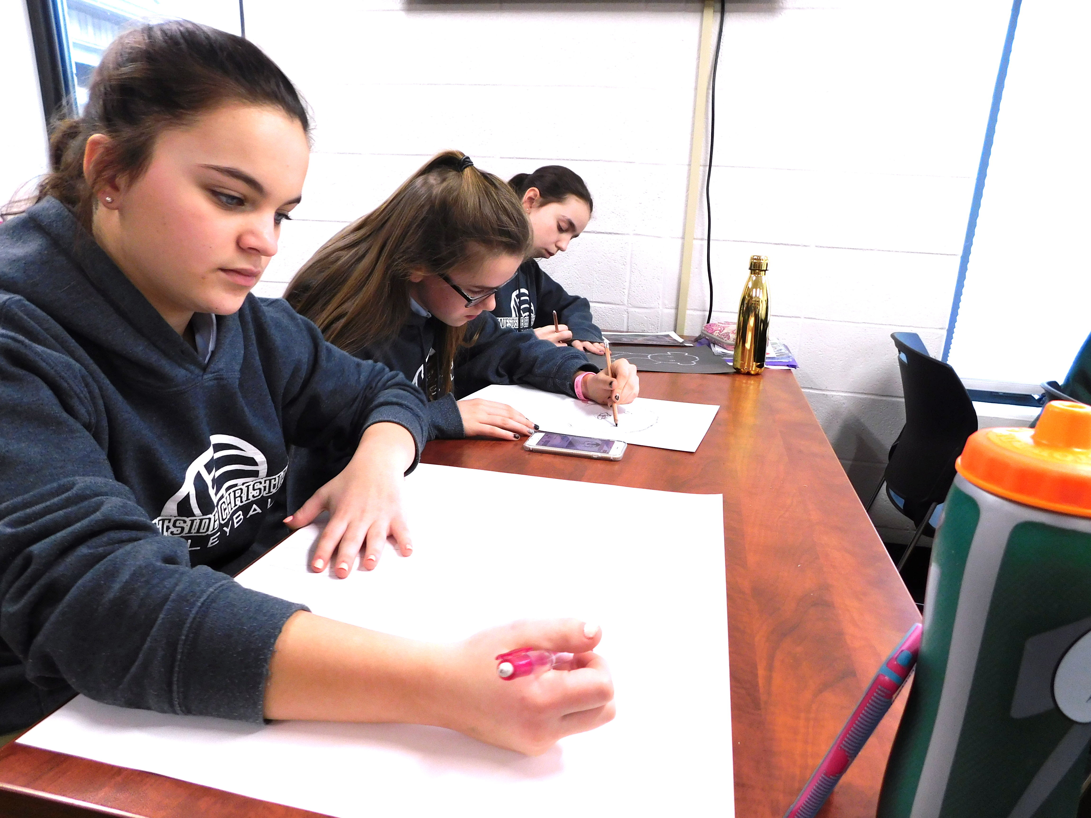 Upper School Art Class
