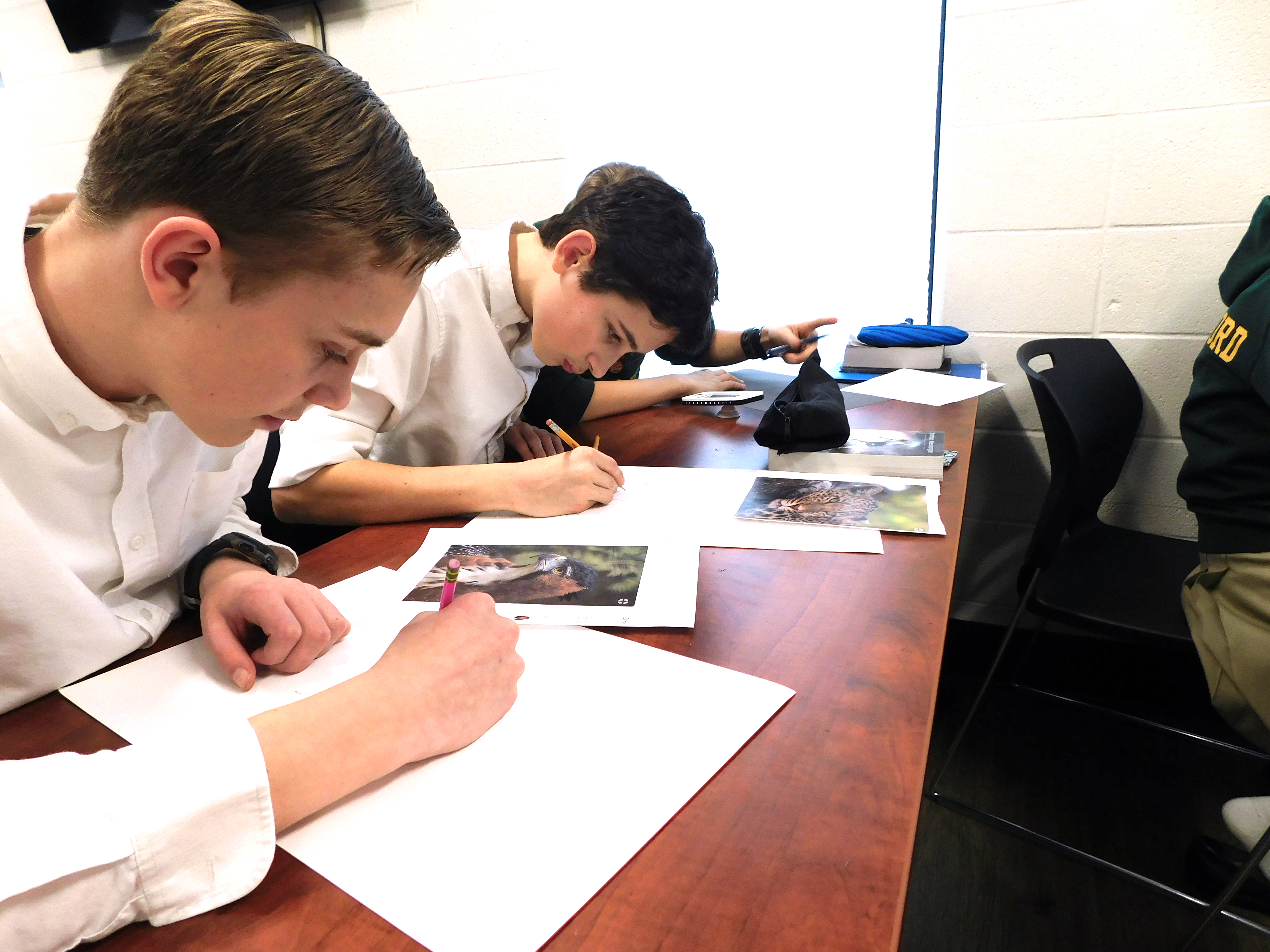 Upper School Art Class