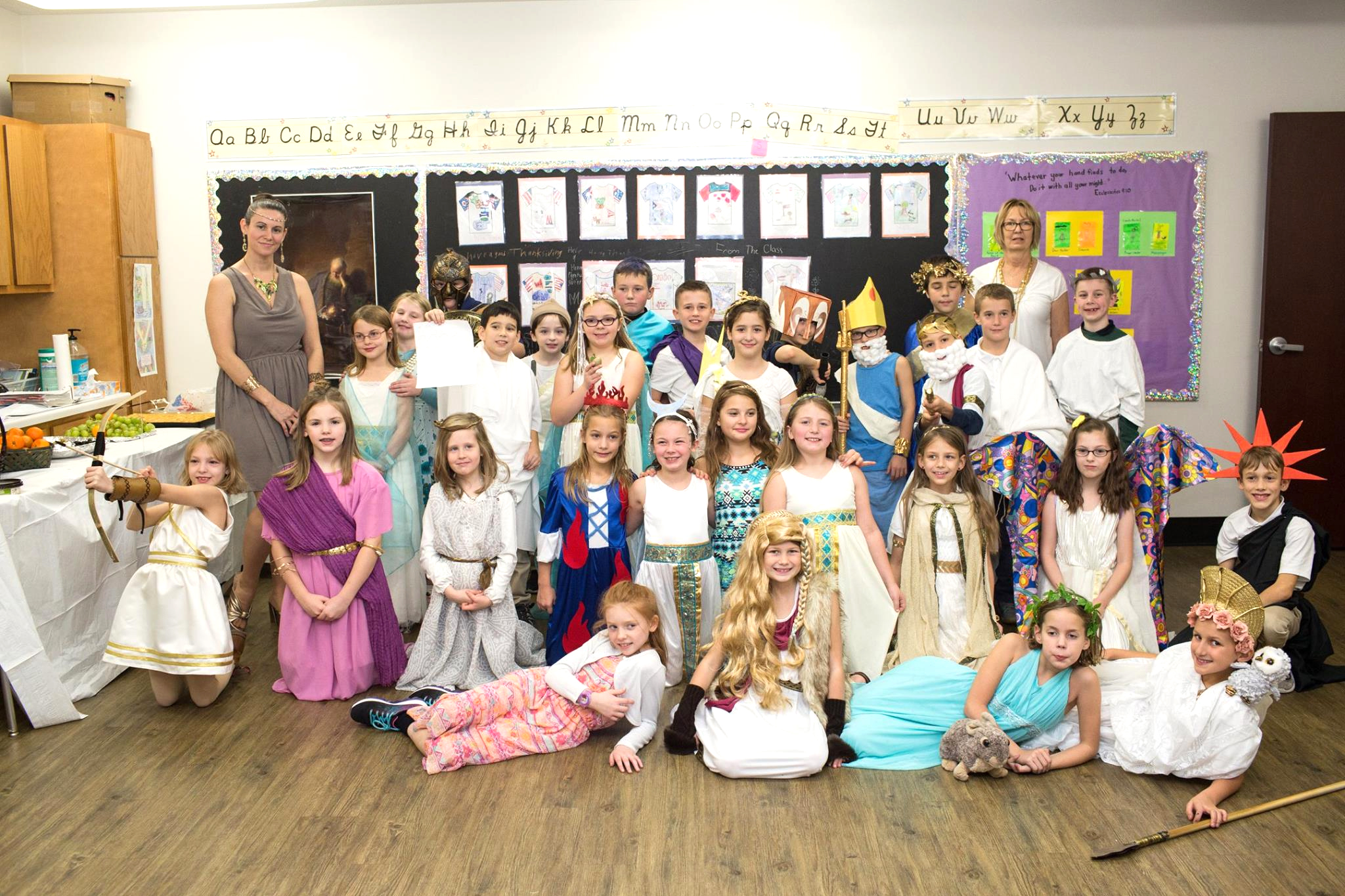 Third Grade Greek Day