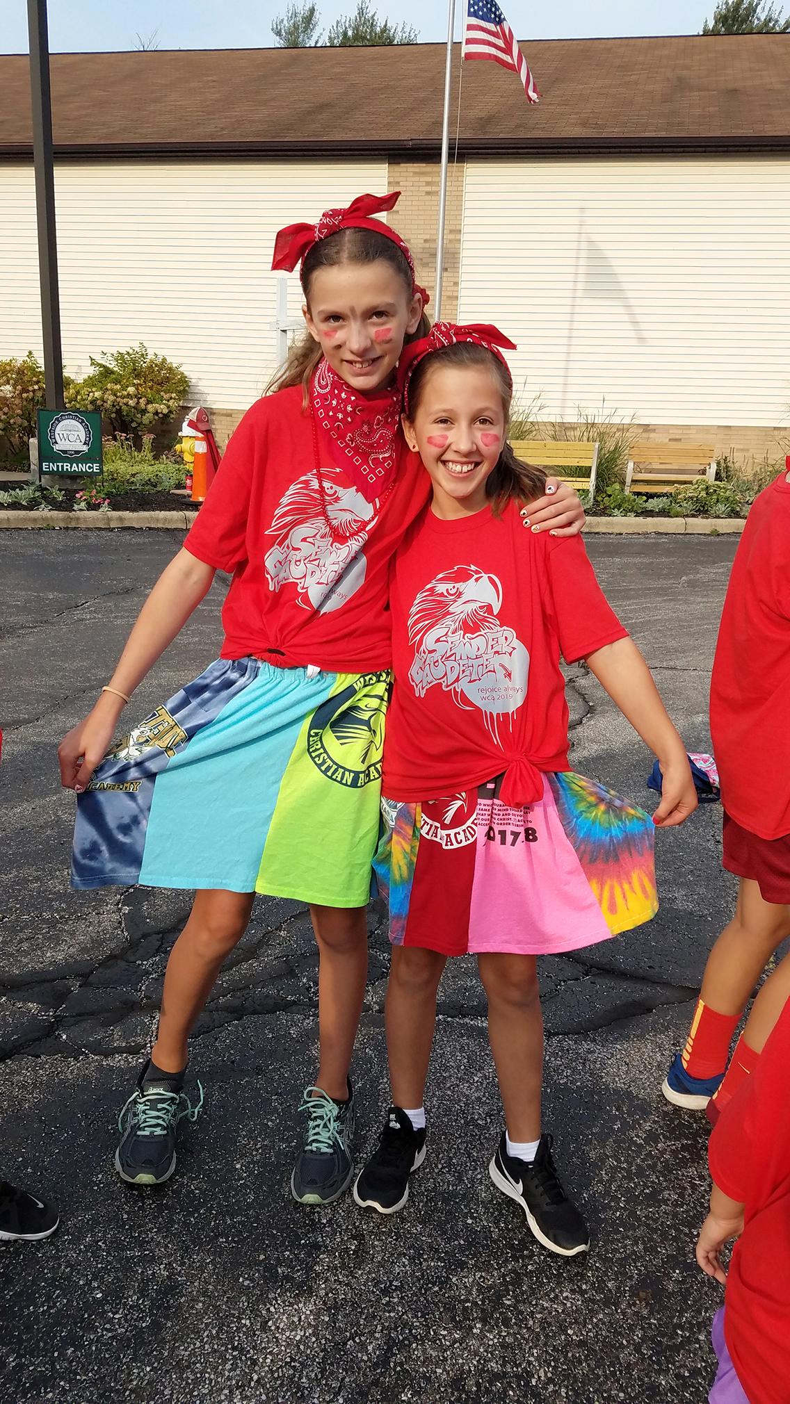 Field Day - Check out their Skirts!