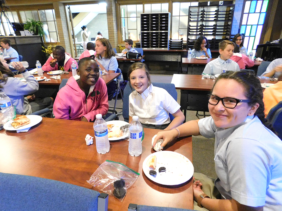 US lunch with Sanyuka Choir