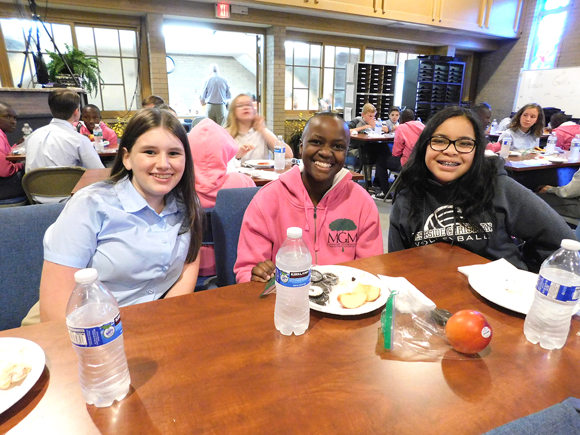 US lunch with Sanyuka Choir